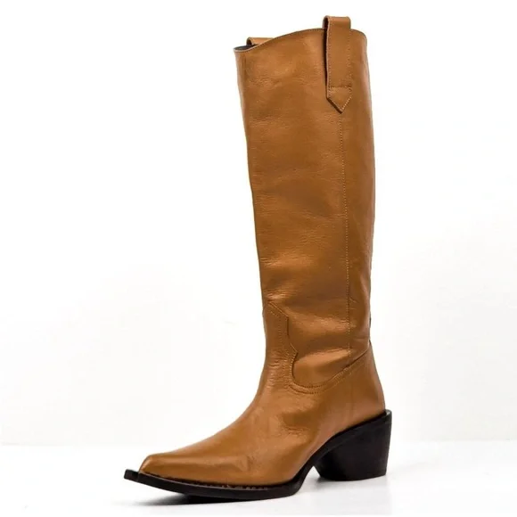 Simon Miller Tan Western Boot Sz 39 Excellent Condition - Picture 2 of 5